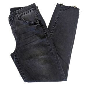 Mac & Me black/gray wash, mod rise, slim stretch jeans, tummy control 4